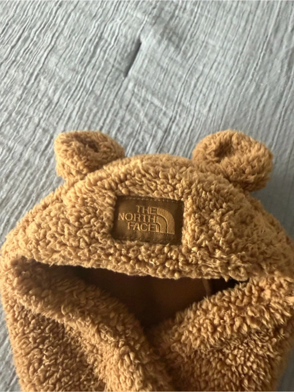 The North Face Kids Teddy Bear Earflap Hat - Camel Brown